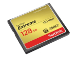 SanDisk Extreme CompactFlash Kaart 128GB 120MB/s