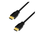 LogiLink 5m HDMI kaabel Ethernetiga, must