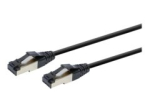 Cablexpert CAT 8 S/FTP 50cm Patch Kaabel Must