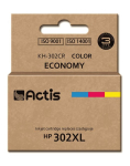 Actis KH-302CR tint (HP 302XL F6U67AE asendus; Premium; 21 ml; v&auml;rviline)