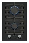 Bosch Serie 8 PRB3A6I40 pliit Must Sisseehitatav 30 cm Gaas 2 tsooni