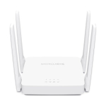 Mercusys AC1200 Wireless Kaheriba ruuter AC10 802.11ac 300+867 Mbit/s 10/100 Mbit/s Ethernet LAN (RJ-45) portid 2 Mesh Toetus Ei MU-MiMO Jah Ei mob...