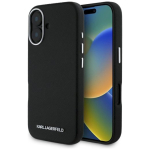 Karl Lagerfeld Saffiano Full Wrapped Elongated Metal Logo MagSafe Case iPhone 16 jaoks / must