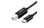 UGREEN 80811 USB 2.0 kaabel USB-C kuni USB-B 1 m / must