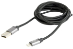 Gembird CCB-MUSB2B-AMLM-6 USB kuni Lightning Kaabel 1,8m / must