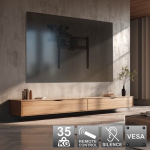 Maclean MC-891 Electric TV Wall Mount Bracket with Remote Control Height Adjustment 37'' - 70" max. VESA 600x400 up to 35kg Above Fireplace Mount S