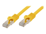 Shiverpeaks BASIC-S CAT 7 (kaabel)/CAT 6a (&uuml;hendused) SFTP, PiMF kaabli&uuml;hendusjuhe Kollane