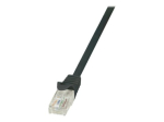 LogiLink EconLine CAT 6 Varjestamata keerutatud paar (UTP) 3m patch-kaabel must