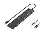 Conceptronic HUBBIES08B USB 2.0 480 Mbit/s Interface Hub Sort