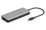 Digitus USB-C dokkimisjaam, 8-portne DA-70915 Ethernet LAN (RJ-45) portid 1 HDMI portide arv 2