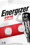 ENERGIZER AKUD SPETSIAALNE CR2016 2 TK