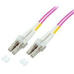 Techly LC M-M 20m InfiniBand ja Kiudoptilise Kaabli Fuchsia