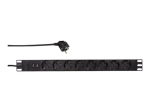LogiLink voolujaotus&uuml;ksus 8-pin 16A must 2m