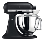KitchenAid 5KSM175PSEBK Artisan 300 W 4.8 L Must toiduprotsessor