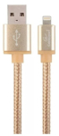 Gembird CCB-MUSB2B-AMLM-6-G USB-A kuni Lightning Kaabel 1,8m / kuldne