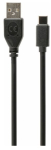 Gembird CCP-USB2-AMCM-1M USB 2.0 kaabel USB-A kuni USB-C 1m / must