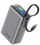 Swissten Power Bank 25000 mAh (96.25Wh) 100W sisseehitatud USB-C kaablitega