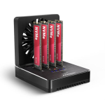 AXAGON ADSA-M2C44 USB4 dokkimisjaam 4x M.2 NVMe SSD-idele ketaste kloonimisfunktsiooniga ilma arvutieta