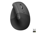 Logitech Lift Vertikaalne Ergonoomiline Hiir, Optikaline, Juhtmeta, Must