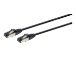 Cablexpert CAT 8 S/FTP V&otilde;rgukaabel 25cm Must