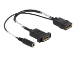 Delock DisplayPort kaabel 30cm Must