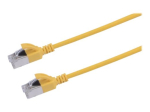 Prokord Slim CAT 6a U/FTP 3m Kollane V&otilde;rgukaabel