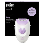 Braun Silk-&eacute;pil 3 3-000 20-pin Lilla, Hvid
