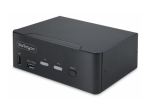 StarTech.com 2-portiline kahe monitoriga DisplayPort KVM l&uuml;liti, 8K 60Hz / 4K 144Hz, DP 1.4, 2x USB 10Gbps porti, 4x USB HID porti, Hotkey l&uuml;litami...