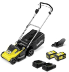 K&auml;rcher LMO 4-18 Dual Battery Set Gr&aelig;ssl&aring;maskine Klippebredde 46 Cm