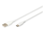 DIGITUS USB Type-C kaabel 50cm valge