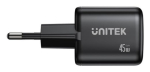 UNITEK P1129ABK01- universaalne mobiilseadme laadija must, kiirlaadimine sisekasutuseks