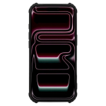 Tactical Quantum Stealth kaitsekate Apple iPhone 17 Pro/18 Pro jaoks / L&auml;bipaistev/Must
