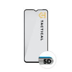 Taktikaline klaaskaitse 5D Samsung Galaxy M12/A32 5G/A12/A02s jaoks / must