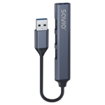 SAVO Hub AK-70 USB-A - 3 &times; USB-A 2.0, 1 &times; USB-A 3.1 GEN 1, 4 in 1, 5 Gbps