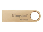 Kingston DataTraveler SE9 G3 64GB USB 3.2 Gen 1 kuldne m&auml;lu