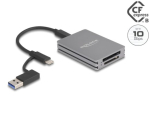DeLOCK USB-C/USB-A kaardilugeja Gen 2
