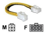 Delock pistiku adapter 15cm