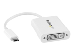 StarTech USB C kuni DVI adapter - Valge - 1920x1200 - USB Type C videokonverter