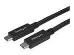 StarTech.com USB 3.1 Type C Kaabel - 6 ft / 2m - Power Delivery (USB PD) - Power Pass Through Charging - USB Laadija (USB315CC2M) USB Type-C ka