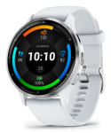 Garmin Venu 3 3.56 cm (1.4") AMOLED 45 mm Digitaalne 454 x 454 pikslit Puuteekraan H&otilde;be, Valge Wi-Fi GPS (satelliit)