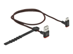 Delock lihtne USB Type-C kaabel 50cm must