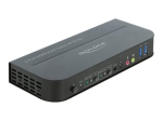 DeLock HDMI KVM 4K 60 Hz USB 3.0 ja audio KVM/audio/USB l&uuml;liti lauakompuuter