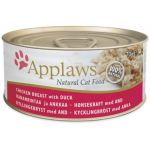 APPLAWS Natural Cat Food Kanarind hani - m&auml;rg kassitoit - 70g