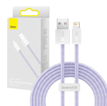 Baseus D&uuml;naamiline Laadimiskaabel USB Lightning-ile 2.4A 2m / Lilla