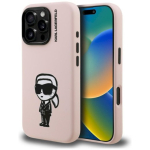 Karl Lagerfeld Silicone Karl Sketch MagSafe kaitse&uuml;mbris iPhone 16 Pro jaoks / roosa