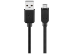 goobay USB-kaabel 3m Must