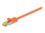 goobay CAT 7 SFTP, PiMF 50cm Paika kaabel Oranž