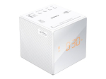 Sony ICF-C1 Kell-raadiosegu Valge