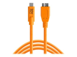 Tether Tools TetherPro USB Type-C Kaabel, 4.6m (Oranž)