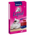 VITAKRAFT Cat Liquid-Snack with beef - kassilemmikud - 6 x 15g